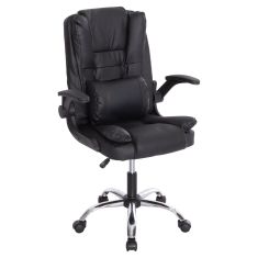 ΚΑΡΕΚΛΑ ΓΡΑΦΕΙΟΥ CANAN HM1201 ΜΑΥΡO PVC-ΜΑΥΡΟ NYLON-ΒΑΣΗ ΧΡΩΜΙΟΥ 69x48x98Υεκ. |  Καρέκλες γραφείου στο espiti