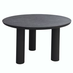 ΤΡΑΠΕΖΙ ΑΛΟΥΜΙΝΙΟΥ DOSUN HM6201.01 ΓΚΡΙ ΣΚΕΛΕΤΟΣ-3D PRINT ΓΥΑΛΙ-ΚΕΡΑΜΙΚΟ LOOK Φ120εκ |  Τραπέζια κήπου στο espiti
