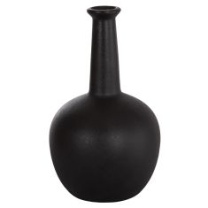 ΕΠΙΤΡΑΠΕΖΙΟ ΚΕΡΑΜΙΚΟ ΔΙΑΚΟΣΜΗΤΙΚΟ ELENDIL HM4593.02 ΜΑΥΡΟ ΜΑΤ 14,5x25Υεκ |  Επιπλα στο espiti
