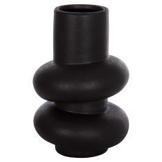 ΕΠΙΤΡΑΠΕΖΙΟ ΚΕΡΑΜΙΚΟ ΔΙΑΚΟΣΜΗΤΙΚΟ ROOK HM4627.02 ΜΑΥΡΟ ΜΑΤ Φ16x25,5Υεκ |  Επιπλα στο espiti