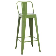 ΣΚΑΜΠΟ BAR ME ΠΛΑΤΗ ΜΕΤΑΛΛΙΚΟ MELITA-PRO HM8643.53 LIGHT OLIVE GREEN 42x42x100Υεκ. |  Σκαμπώ μπαρ στο espiti