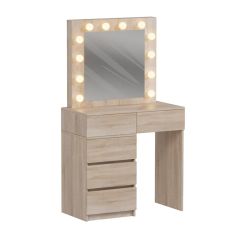 ΤΟΥΑΛΕΤΑ ΜΕ ΦΩΤΙΣΜΟ LED & ΣΥΡΤΑΡΙΑ BEYON HM2500.01 ΜΕΛΑΜΙΝΗ ΣΕ SONAMA 80x40x140Υεκ. |  Συρταριέρες -Κονσόλες στο espiti