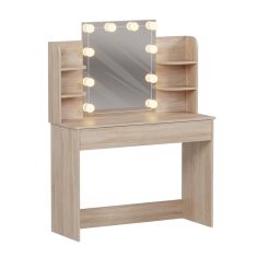 ΤΟΥΑΛΕΤΑ ΜΕ ΦΩΤΙΣΜΟ LED-ΡΑΦΙΑ-ΣΥΡΤΑΡΙΑ LAURYN HM2502.01 SONAMA 101.8x40x139.5Υεκ |  Συρταριέρες -Κονσόλες στο espiti