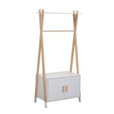 ΚΡΕΜΑΣΤΡΑ ΠΑΙΔΙΚH ΜΕ ΝΤΟΥΛΑΠΙ PASCHAL HM2495.03 ΜΕΛΑΜΙΝΗ-ΞΥΛΟ ΠΕΥΚΟΥ 76x44x170Υεκ |  Παιδικά έπιπλα στο espiti
