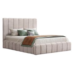 ΚΡΕΒΑΤΙ REMO ΜΕ ΑΠΟΘΗΚΕΥΤΙΚΟ ΧΩΡΟ HM719.22 ΥΦΑΣΜΑ ΜΠΟΥΚΛΕ ΜΠΕΖ-ΓΙΑ ΣΤΡΩΜΑ 160x200εκ |  Κρεβάτια στο espiti