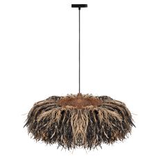 ΦΩΤΙΣΤΙΚΟ ΟΡΟΦΗΣ ORDEM HM4715 ΚΑΠΕΛΟ ΙΝΕΣ SISAL & ΜΠΑΝΑΝΑΣ-ΜΑΥΡΟ & ΦΥΣΙΚΟ Φ75εκ |  Οροφής στο espiti