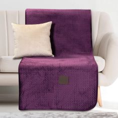 Beauty Home Ριχτάρι Τετραθέσιο Velvety Art 8411 180x350 Μωβ       |  Ριχτάρια στο espiti