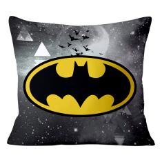 Beauty Home Μαξιλάρι με γέμιση Art 6184 Batman 40x40 Γκρι       |  Παιδικά διακοσμητικά μαξιλάρια στο espiti