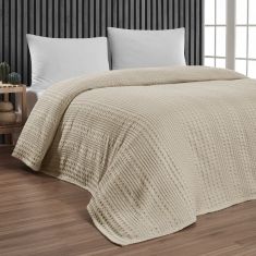 Beauty Home Πικέ μονή Division Αrt 1995 Εκρού 170x240       |  Κουβέρτες Βαμβακερές Μονές στο espiti