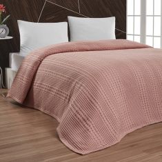 Beauty Home Πικέ μονή Division Αrt 1995 Ροδακινί 170x240       |  Κουβέρτες Βαμβακερές Μονές στο espiti