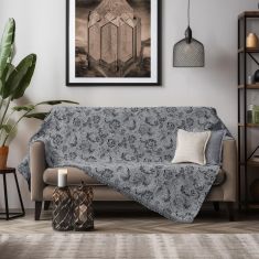 Beauty Home Ριχτάρια σετ 2τμχ Art 8627 (180x250+180x300) Σκούρο Γκρι       |  Ριχτάρια στο espiti