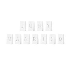 Beauty Home XΑΡΤΙΝΑ ΦΑΝΑΡΙΑ Just Married, 11.5x19x7cm 11 τεμ       |  Διακοσμητκά στο espiti