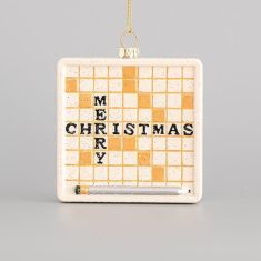 Beauty Home ΣΤΟΛΙΔΙ ΠΑΙΧΝΙΔΙ ΛΕΞΕΩΝ, MERRY CHRISTMAS, 8,7×10,4cm       |  Χριστουγεννιάτικα Διακοσμητικά στο espiti