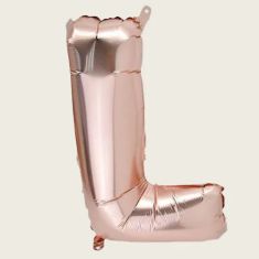 Beauty Home ΜΠΑΛΟΝΙ ΓΡΑΜΜΑ “L” 36cm ΡΟΖ ΧΡΥΣΟ       |  Διακοσμητκά στο espiti