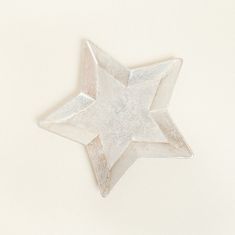 Beauty Home ΜΕΤΑΛΛΙΚΟΣ ΔΙΣΚΟΣ ΑΣΤΕΡΙ ΑΣΗΜΙ 36,5 x 38 x 2,5 CM       |  Διακοσμητκά στο espiti