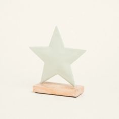 Beauty Home ΜΕΤΑΛΛΙΚΟ ΑΣΤΕΡΙ ΜΕ ΒΑΣΗ 15 x 16 CM ΒΕΡΑΜΑΝ       |  Χριστουγεννιάτικα Διακοσμητικά στο espiti