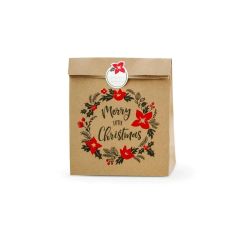 Beauty Home ΣΑΚΟΥΛΑΚΙΑ Merry Little Christmas, 3 ΤΜΧ  25x11x27cm       |  Διακοσμητκά στο espiti