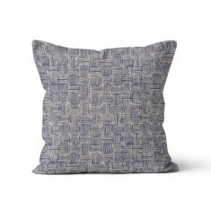 Beauty Home ΜΑΞΙΛΑΡΟΘΗΚΗ ΜΠΛΕ ΚΑΡΩ ΓΡΑΜΜΕΣ   40 x 40 cm   ΘΗΚΗ |  Μαξιλάρια διακοσμητικά στο espiti