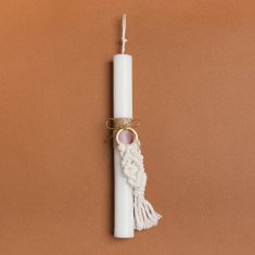 Beauty Home ΛΑΜΠΑΔΑ 25cm ΜΑΚΡΑΜΕ ΜΠΡΕΛΟΚ ΕΚΡΟΥ ΜΕ ΦΙΟΓΚΟ ΣΕ ΣΥΣΚΕΥΑΣΙΑ ΔΩΡΟΥ       |  Διακοσμητκά στο espiti