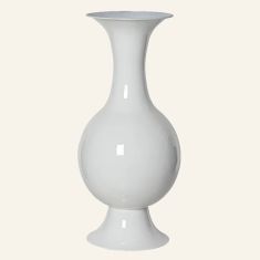 Beauty Home Μεταλλικό Βάζο Λευκό 25 x 56 cm       |  Βάζα στο espiti