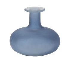 Beauty Home Γυάλινο Βάζο Emy Μπλε 12 x 10 CM – 470ml       |  Βάζα στο espiti