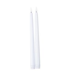 Beauty Home 2 Κεριά LED Λευκά  27,5 x 2 CM – 2 Μπαταρίες AA δεν περιλαμβάνονται       |  Κεριά στο espiti