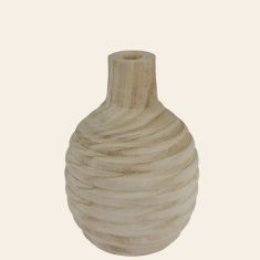 Beauty Home Ξύλινο Βάζο 18 x 26 cm       |  Διακοσμητκά στο espiti