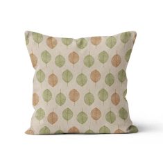 Beauty Home ΜΑΞΙΛΑΡΟΘΗΚΗ ΠΡΑΣΙΝΑ-ΚΑΦΕ ΦΥΛΛΑ   45 x 45 cm   ΘΗΚΗ |  Μαξιλάρια διακοσμητικά στο espiti