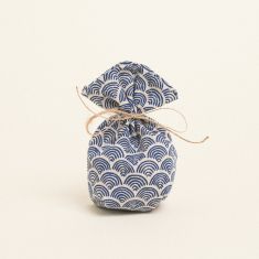 Beauty Home ΠΟΥΓΚΙ ΜΕ ΒΑΣΗ 8 x 12 cm ΜΙΝΙ ΜΠΛΕ ΚΥΜΑΤΑ       |  Είδη για τον Γάμο στο espiti
