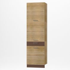 Alina Μεγάλο ντουλάπι 60x55,6x213,3εκ Σονόμα-Μόκκα AlphaB2B |  Ντουλάπια στο espiti