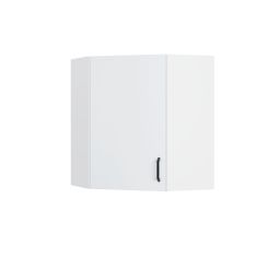 Modest Πάνω Ντουλάπι Γωνιακό Λευκό 60-60x30x72cm AlphaB2B |  Ντουλάπια στο espiti