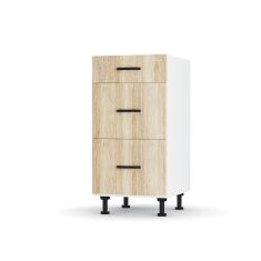 Modest Κάτω Ντουλάπι Συρταριέρα Σονόμα 40x48x82 εκ AlphaB2B |  Ντουλάπια στο espiti