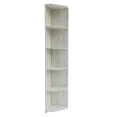 Βιβλιοθήκη Milen 33x33x185.2cm Λευκή AlphaB2B |  Παιδικά έπιπλα στο espiti
