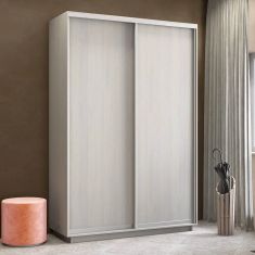 Ντουλάπα Diamont Λευκό 150x60x220cm AlphaB2B |  Ντουλάπες ρούχων στο espiti