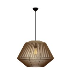 Κρεμαστό Μονόφωτο Φωτιστικό Καφέ 802 Ε27 Φ40x130cm AlphaB2B |  Οροφής στο espiti