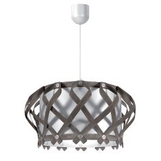 Φωτιστικό Κρεμαστό Venice Μονόφωτο Γκρί (PP-PVC) Ε27 42x42x80cm AlphaB2B |  Οροφής στο espiti