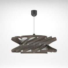 Φωτιστικό Κρεμαστό Majorka Μονόφωτο Γκρί (PP-PVC) Ε27 58x58x80cm AlphaB2B |  Οροφής στο espiti