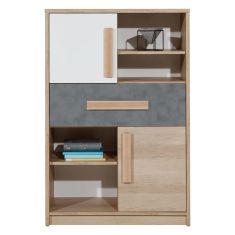 Συρταριέρα Aygo Σονόμα Λευκό 83.1x39.5x124.2cm AlphaB2B |  Συρταριέρες -Κονσόλες στο espiti
