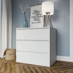 Συρταριέρα Idea Λευκό 80x42x76cm AlphaB2B |  Συρταριέρες -Κονσόλες στο espiti