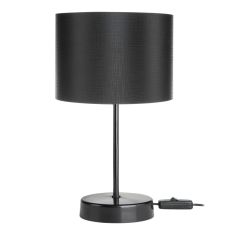 Επιτραπέζιο φωτιστικό PWL-1183 pakoworld Ε27 μαύρο Φ22x36.5εκ |  Επιτραπέζια στο espiti