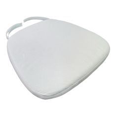 Μαξιλάρι Kursi pakoworld ύφασμα σε λευκή απόχρωση 40.5x38.5x4εκ |  Έπιπλα catering - συνεδρίου στο espiti