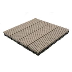 DECK-WPC ΠΛΑΚΑΚΙ ΔΑΠΕΔΟΥ 12mm 30Χ30 L.GREY 180 NewPlan - NewPlan |  Deck - Wpc  στο espiti