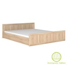 Κρεβάτι διπλό Rebecca pakoworld sonoma 160x200εκ |  Κρεβάτια στο espiti