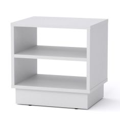 Κομοδίνο Mason pakoworld λευκό 40x32x40εκ |  Κομοδίνα στο espiti