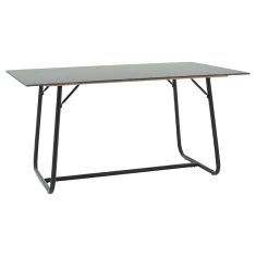 Τραπέζι Revello pakoworld sintered stone μαύρο μαρμάρου-μαύρο 150x90x75εκ |  Τραπέζια στο espiti