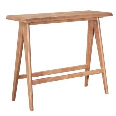 Τραπέζι Bar Winslow pakoworld ξύλο rubberwood ανοικτό καρυδί 120x45x100εκ |  Επιπλα στο espiti