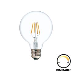Λαμπτήρας LED G125 Bulb pakoworld dimmable 8W E27 clear |  Φωτισμος στο espiti