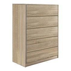 Συρταριέρα Kuanger pakoworld mdf σε φυσική απόχρωση 80x40x109εκ |  Συρταριέρες -Κονσόλες στο espiti