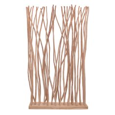 Διακοσμητικό δαπέδου Barbin pakoworld teak ξύλο σε φυσική απόχρωση 120x25x200εκ |  Διακοσμητκά στο espiti