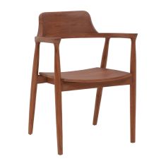 Πολυθρόνα Jambene pakoworld teak ξύλο σε καρυδί απόχρωση 57x54x79εκ |  Καρέκλες στο espiti